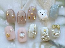 ココロ 新橋(kokoro)/クリスマスネイル♪1本550円