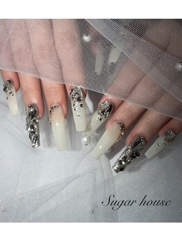 白×キラキラデザイン