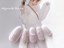 【押し花ネイル】