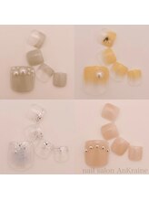 ネイルサロン アンクレーヌ(nail salon AnK raine)/４月定額7000円FootGEL＊４種