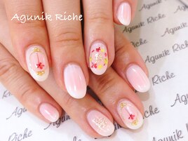 【押し花ネイル】