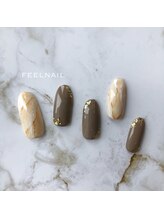 フィールネイル 天神橋店(feel nail)/ニュアンス/マーブル/ターコイズ