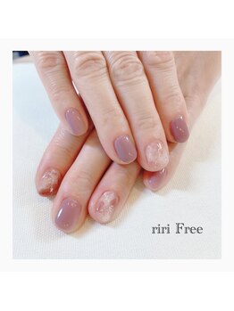 リリフリー(riri Free)/大理石ネイル