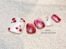 アミュー(AMUU)/Spring　さくらんぼネイル