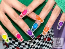 ネイルズガッシュ 川崎店(NAILsGUSH)/カラフル/派手/キラキラ