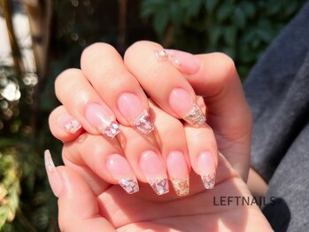 レフトネイルズ(LEFTNAILS)/クリア長さ出し10本