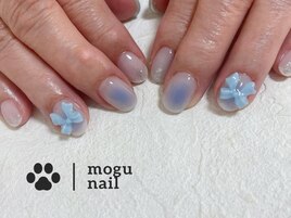 ワンホンネイル/リボンネイル