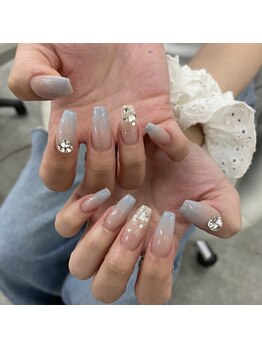 アンダーバーホワイト 大阪上本町店(_WHITE)/夏ネイル