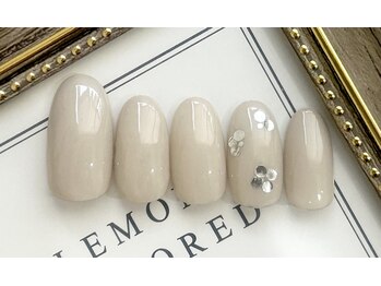 ミュゲットネイル(Muguet nail)/ホロ花ネイル
