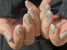 トレンドの大人チークネイルも人気です/120分　\9,000