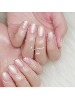 たゆ ネイル(たゆnail)/パラジェルパールホワイトネイル