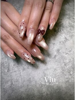 マグネット　ハート　リボン