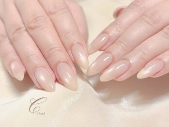 シンプル/マグネットネイル