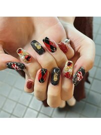 ハロウィンネイル