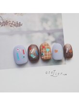 アトリエ プラス リム(atelier +LIM)/卒業式ネイル