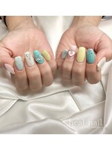 ヒールネイル(heal nail)/colorfulパステルnail.
