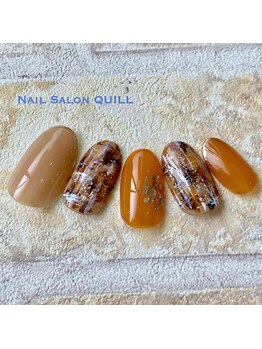ネイルサロン クイル(QUILL)/９月キャメル（２）