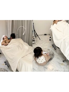 お子様同伴OKのサロン