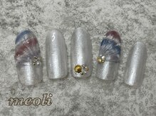 ミオリィ(meoli)/ワンカラー ＋ぷっくりアート