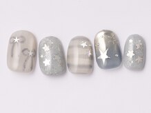 アイ ネイルズ 天神店(I nails)/キラキラ星ネイル　¥8300