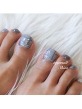 たゆ ネイル(たゆnail)/パラジェルチェックフットネイル