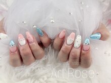 ネイルサロンアンドネイルスクールアートローズ 町田店(Art Rose)/ガーリーネイル