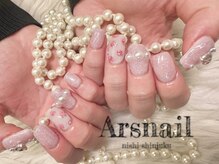 アルスネイル(Ars nail)/お花柄ネイル