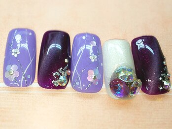 ネイルサロン シェル(Nail Salon SHELL)/選べる定額アートBコース ¥7200