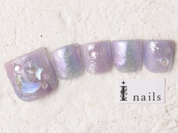 アイネイルズ 新宿店(I nails)/梅雨うるうるフット9480円