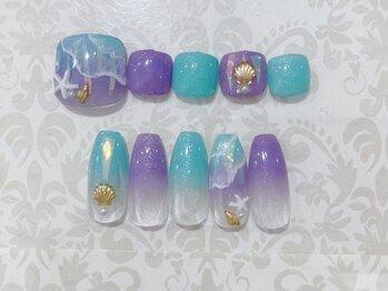 ティーエヌ 本厚木店/ハンド&フット同デザイン☆夏