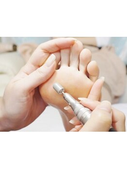 角質ケアができるサロン