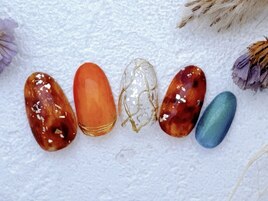 べっ甲ネイル銀座フィルイン