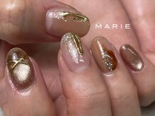 ザ マリー 三条店(THE MARIE)/3)6000円 ブラウンネイル 1009a