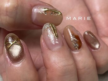 ザ マリー 三条店(THE MARIE)/3)6000円 ブラウンネイル 1009a