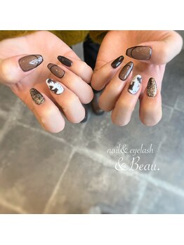 アンドボー(&Beau)/ボア風ネイル