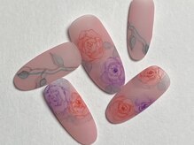 ネイリックス アヴェニール(NAILX avenir)/たらしこみローズ