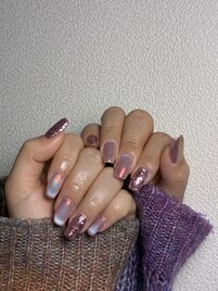 マグネット×ミラー×ラメ
