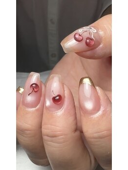 ライフ セカンド(LIFE2nd)/さくらんぼネイル