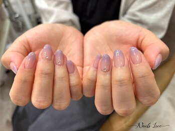 ネイルズリコ 立川店(Nails Lico)の写真/【定額ART¥5500～オフ無料】ネイルカラー・マグネット・長さだし・オフのみ☆大人可愛いネイルデザイン
