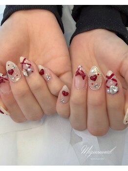 ミニョンネイル(mignon nail)/ショートネイル
