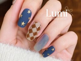 星とチェックで遊び心