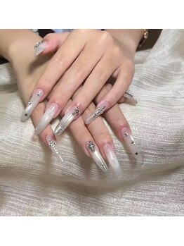 ベラーネイルズバー(Bella nails BAR)/長さだし+持ち込みデザイン
