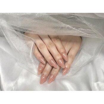 全員/何度でも◎人気No1☆うる艶ワンカラー☆透明感＆大人上品ちゅるんネイル