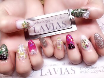 プロフェッショナル ネイルサロン ラヴィアス(LAVIAS)/【スカルプ】10本アートし放題