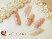 ブリリアント/キラキラビジューネイル