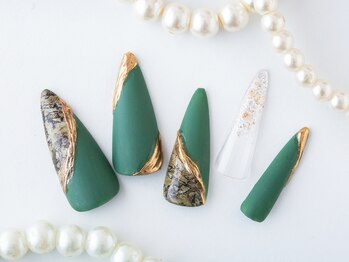 ティアリーネイル コレットマーレ店(Tiary Nail)/秋ロングネイル