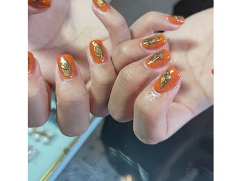 プリュネ(Prune)/オレンジ/ブラウン