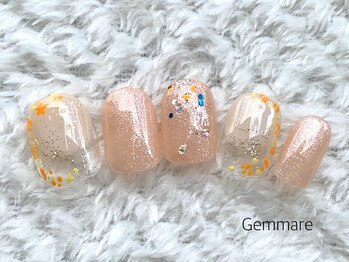 ジェンマーレ たまプラーザ店(Gemmare)/きんもくせい風ネイル