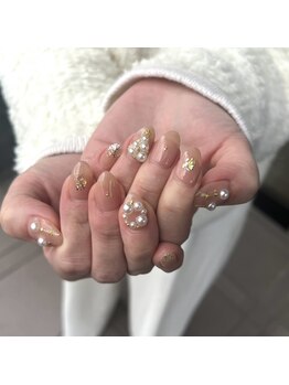 トータルサロン 白べぇーっ プラス/クリスマスネイル