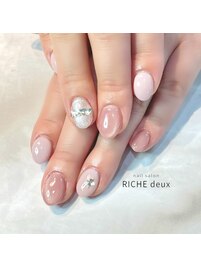 ちゅるん梅雨っぽネイル♪